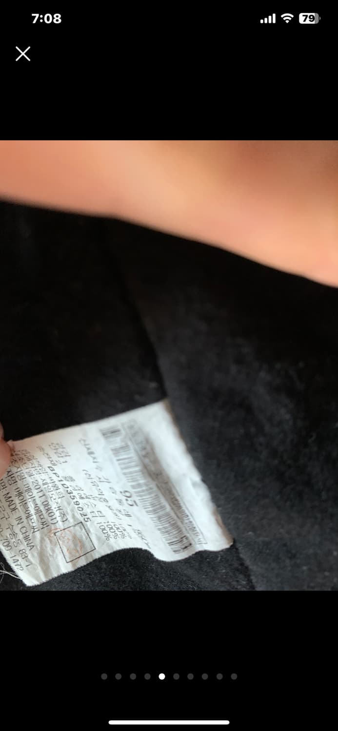 빈폴 야상 (두꺼운) 검정. 자켓 상품이미지5