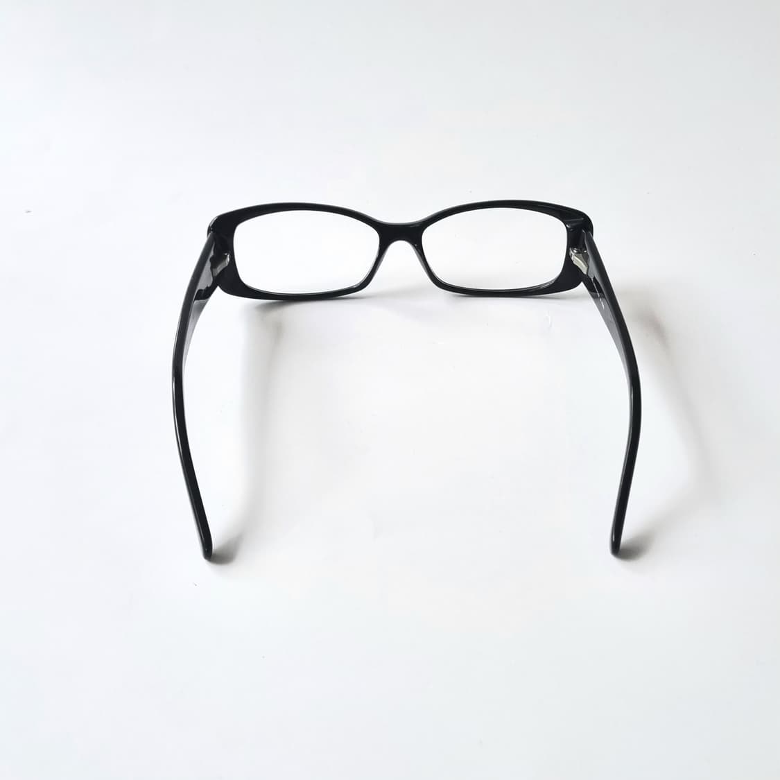 데드스탁 FENDI 빈티지 크리스탈 FF 로고 블랙 프레임 안경테 상품이미지5