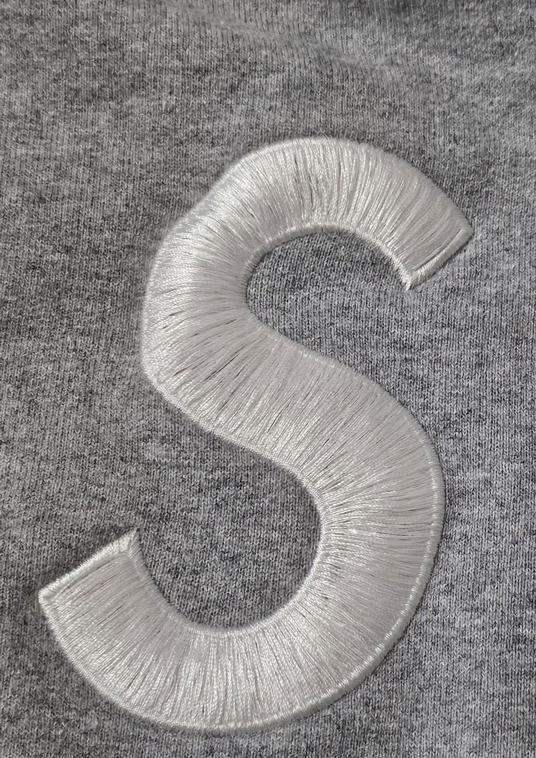 슈프림 S로고 후드 집업 헤더그레이 - 25fw 상품이미지2