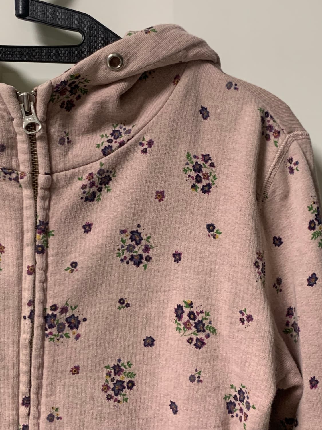 빈티지 플라워 후드집업 상품이미지2