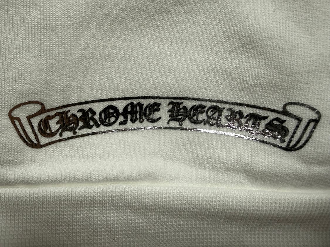 크롬하츠 호일 후디 화이트 Chrome Hearts foil hoodie 상품이미지9