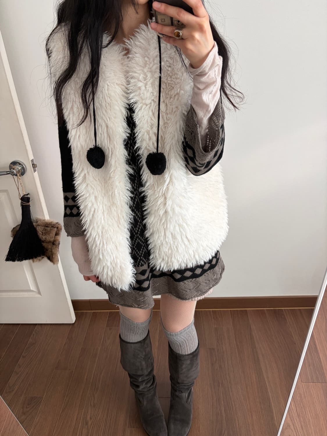 fur vest 상품이미지5