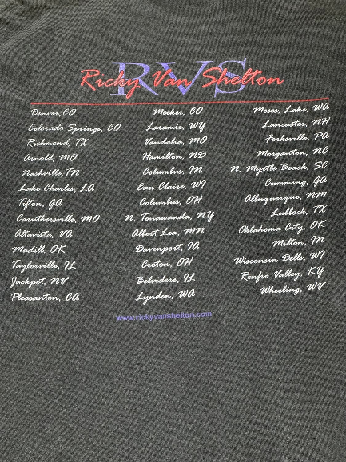 90s Ricky Van Shelton shirt 상품이미지6