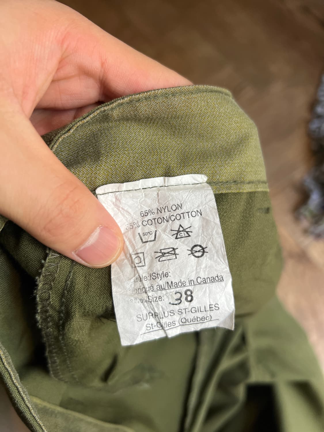 [38]오리지널 캐나다군 하계형 필드 카고팬츠 상품이미지8