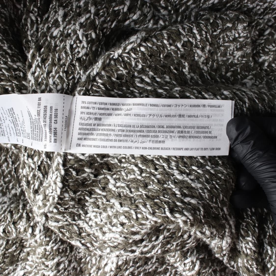 아베크롬비 앤 피치 멜란지 오픈 가디건 S 상품이미지7