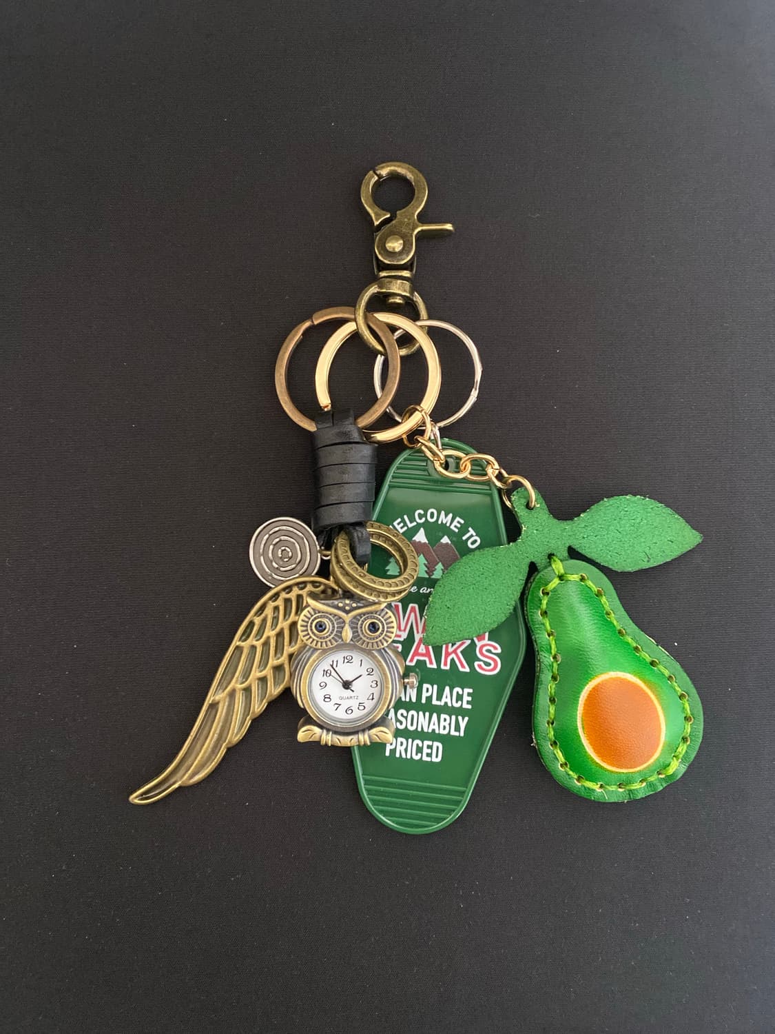 빈티지 아보카도 키링 상품이미지1