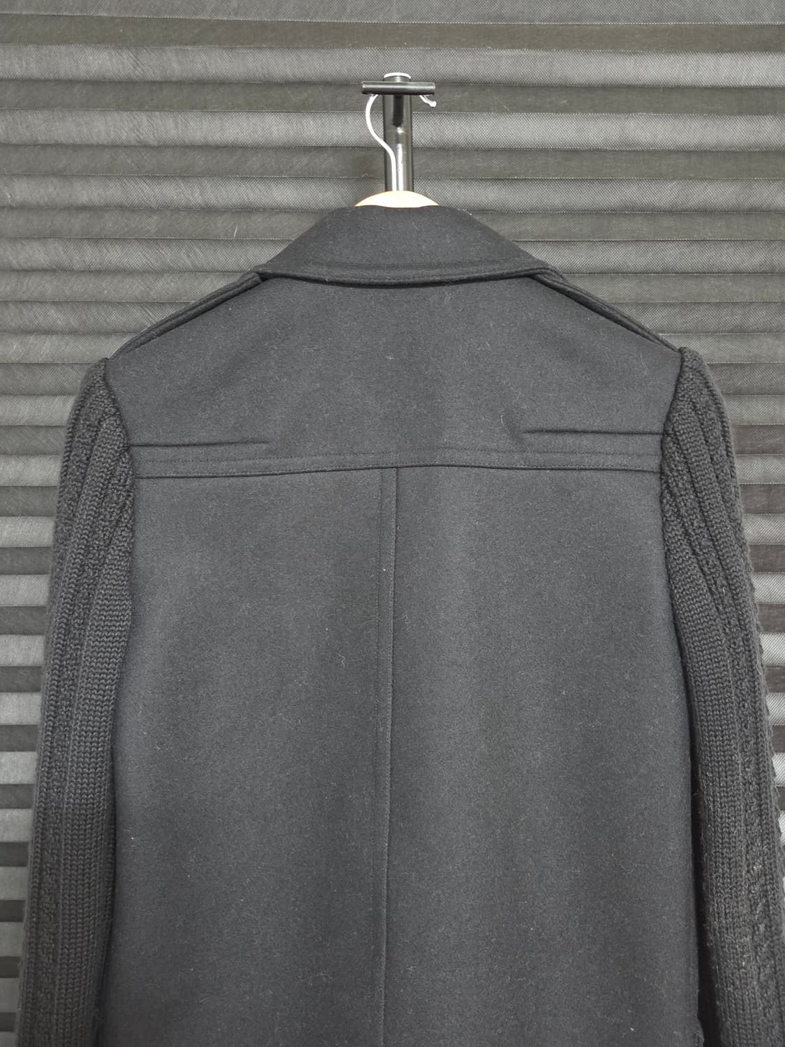 (정품) [피에르 발망] 울 니트 슬리브 더블 코트 | 00100 상품이미지6