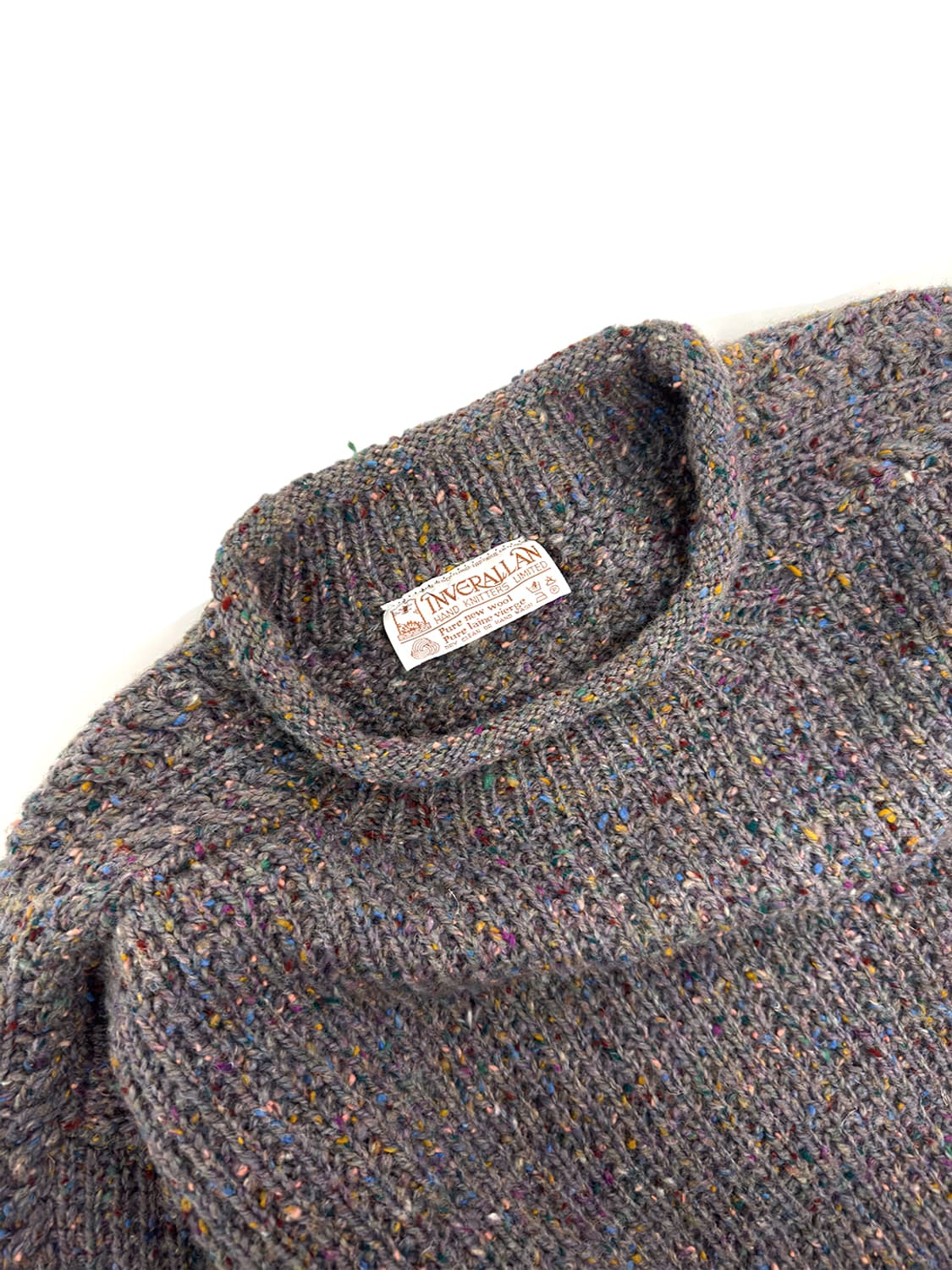 Inverallan Hand Knit  Heavy Wool Sweater 상품이미지5