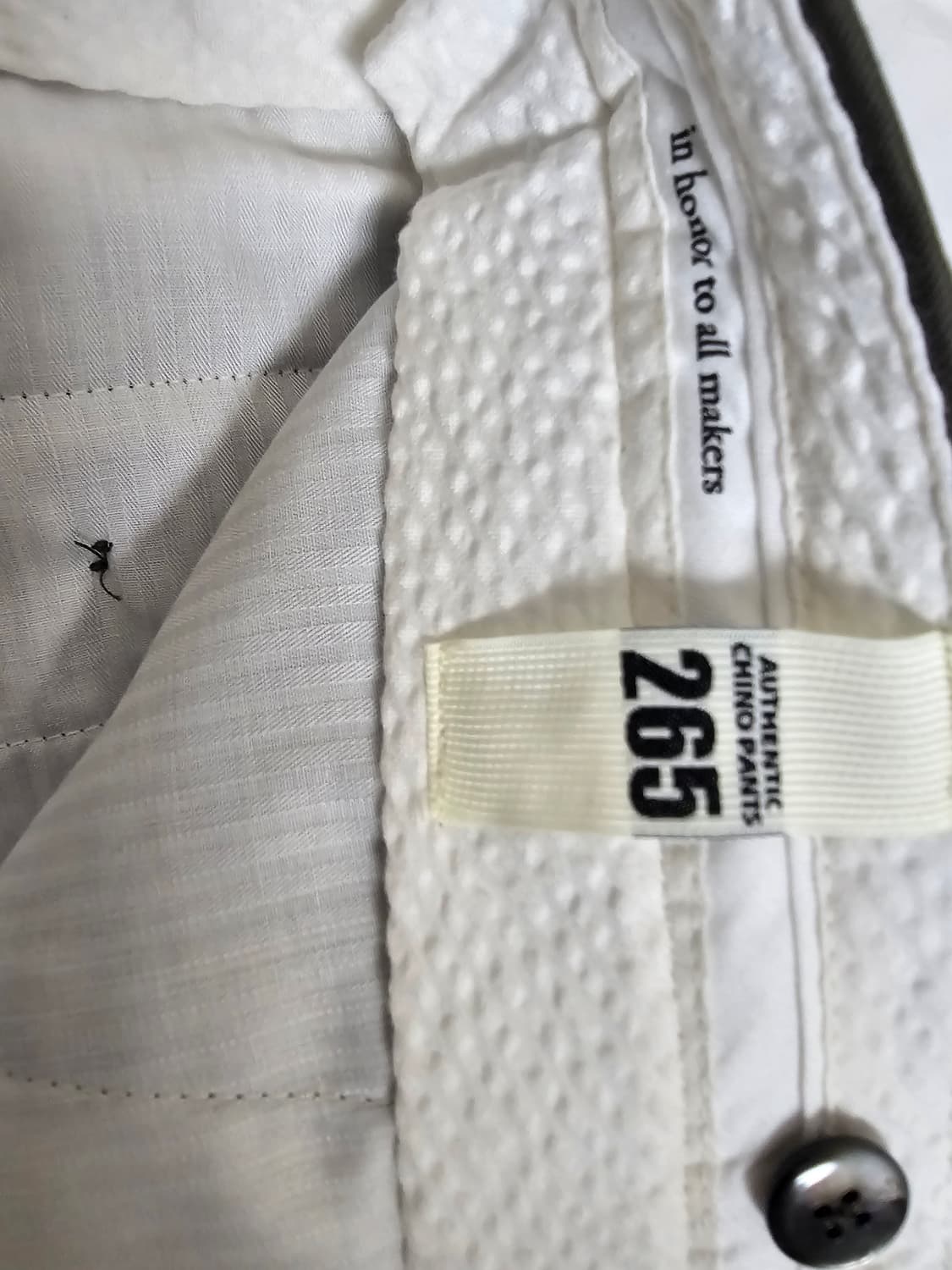 라이즈앤빌로우 26SS 수피마 265치노 올리브색/택포함 새상품 상품이미지6