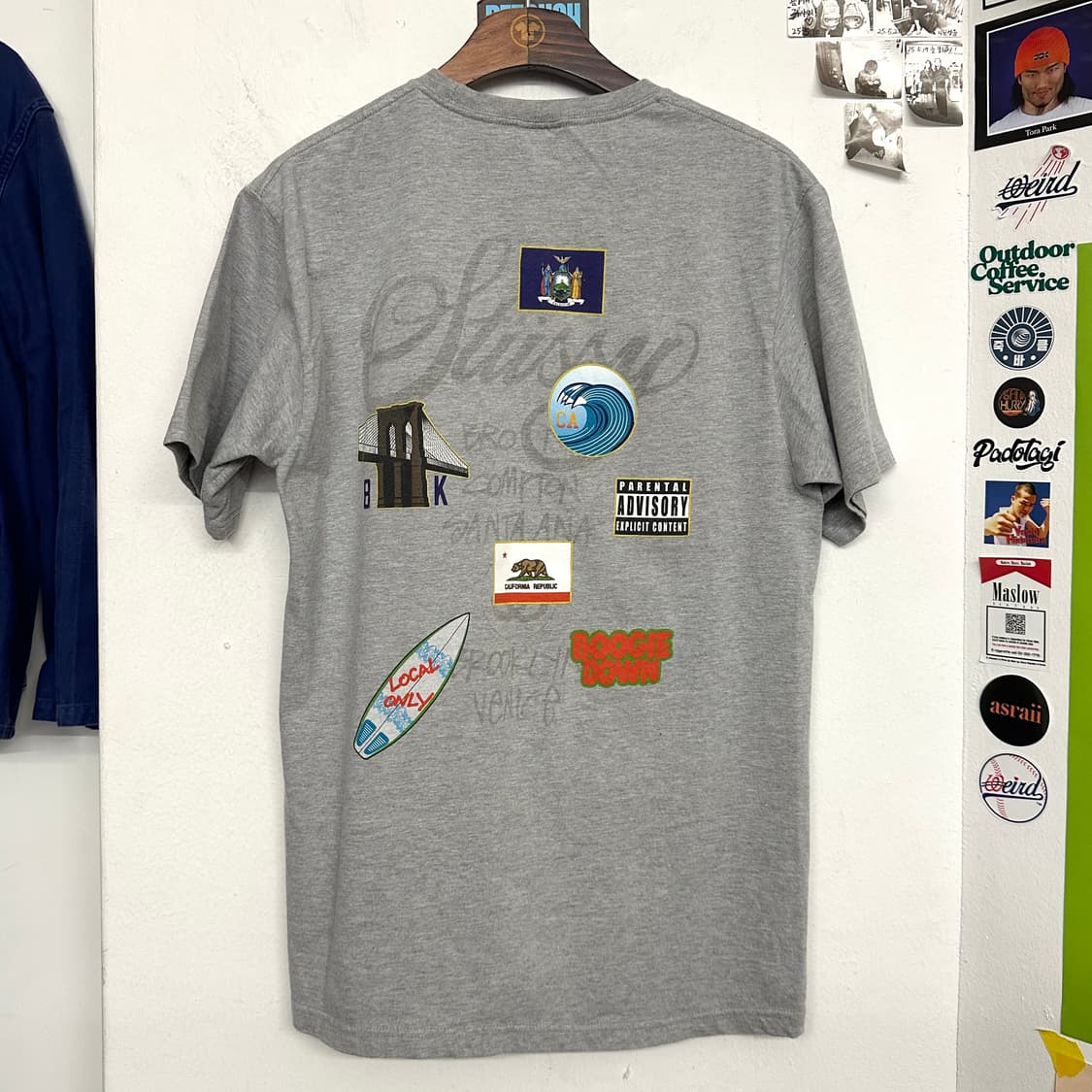 스투시 월드투어 플래그 티셔츠 상품이미지6