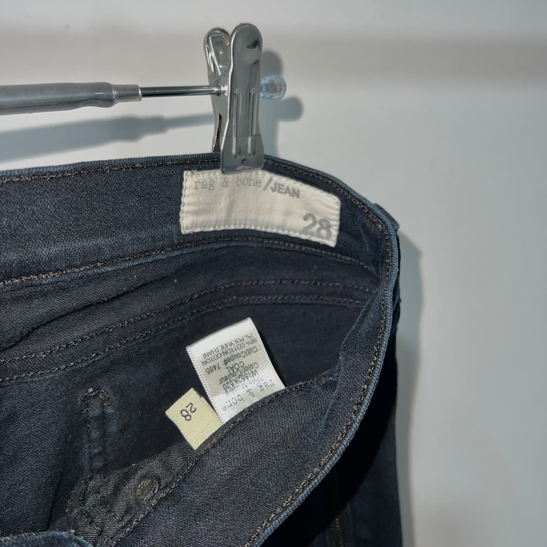 래그&본 사이드 지퍼 바이커 스키니 진 상품이미지9