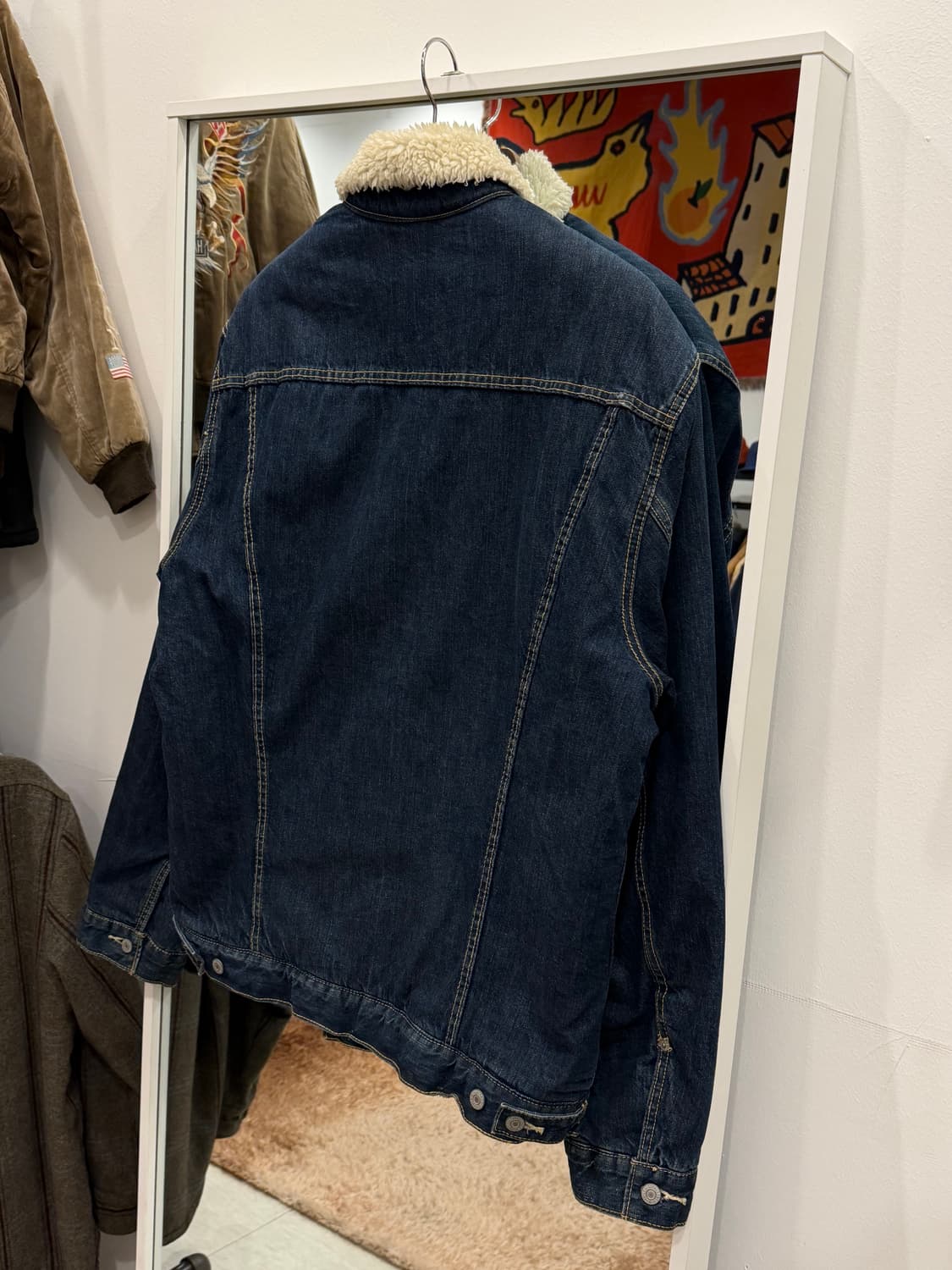 Levis 리바이스 쉐르파 데님 트러커 자켓 상품이미지6