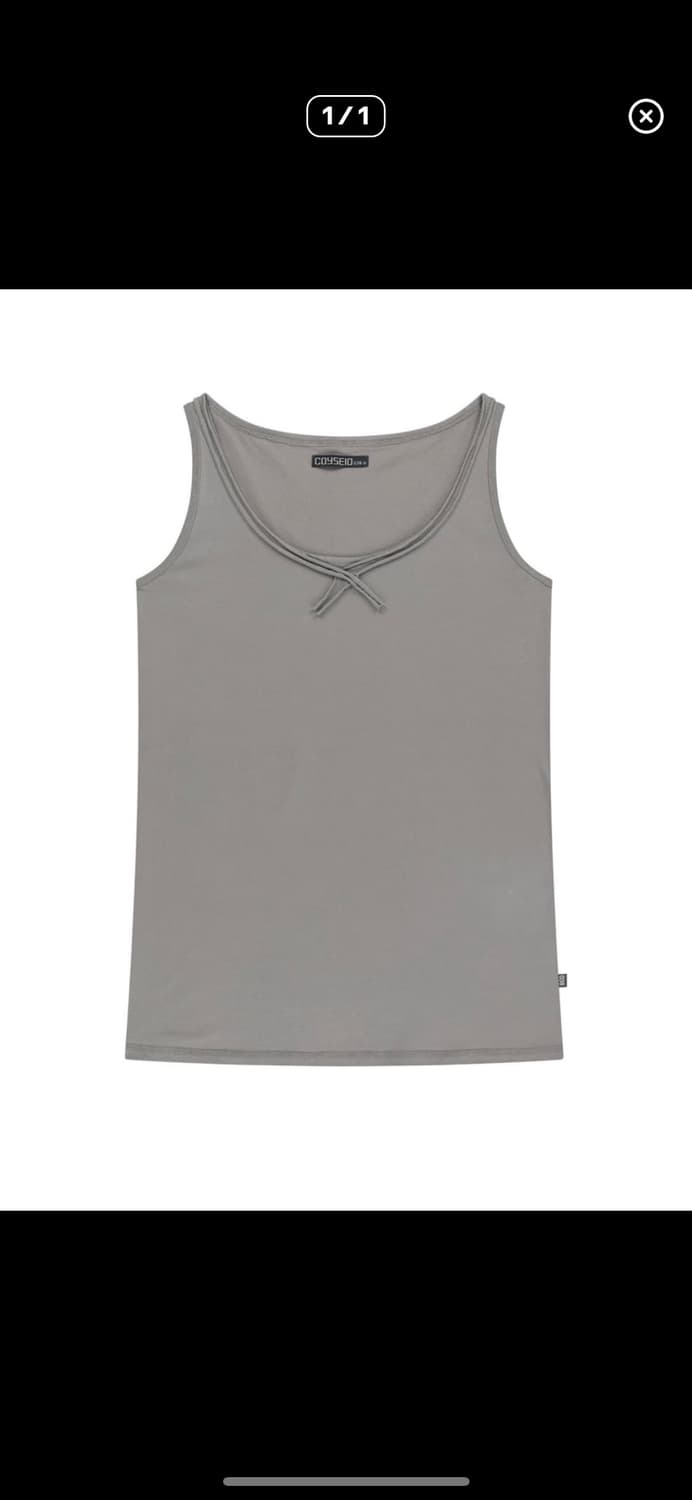 코이세이오 038 로우 엣지 슬리브리스 그레이 s 상품이미지1