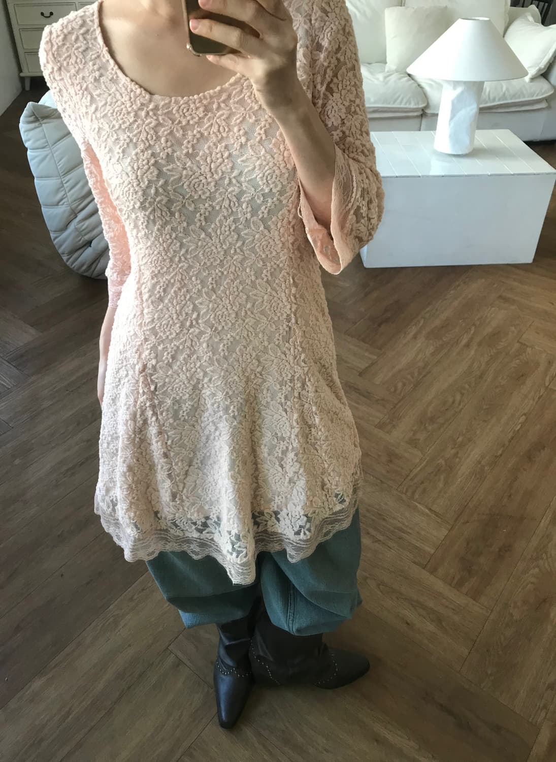 vintage lace one-piece 상품이미지1