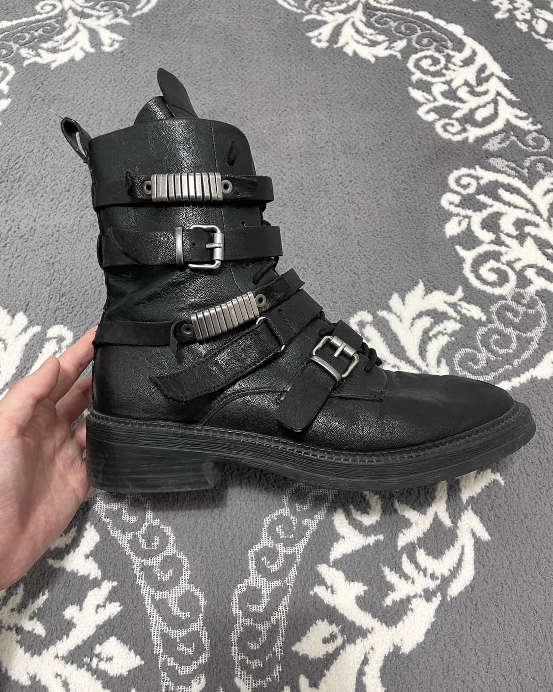 DKNY Multi-Strap Combat Boots 상품이미지3