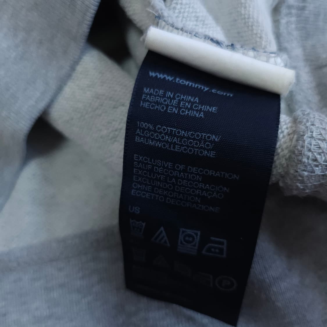 타미힐피거 맨투맨티셔츠 95-100 남여그레이 상품이미지7