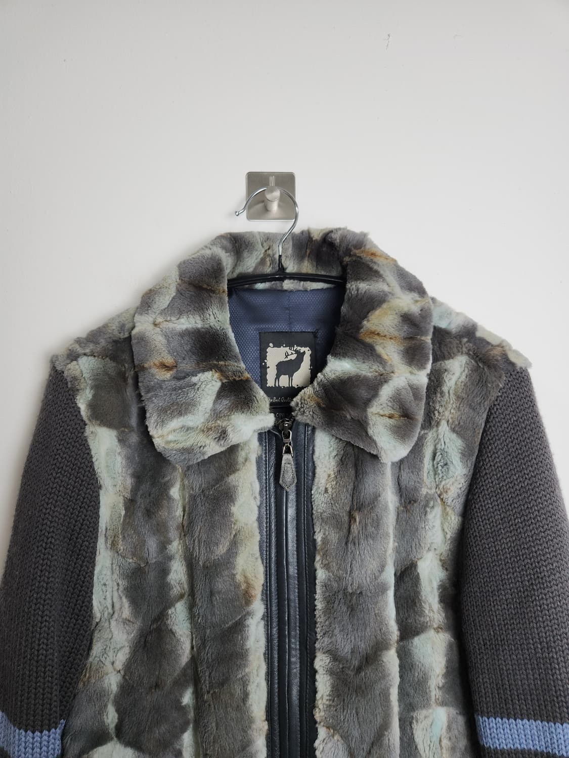 퍼•니트 집업 자켓 상품이미지7