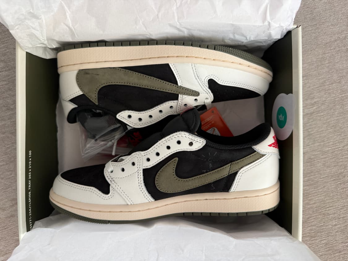 W230 조던 1 x 트래비스 스캇 레트로 로우 OG SP 미디움 올리브 상품이미지9