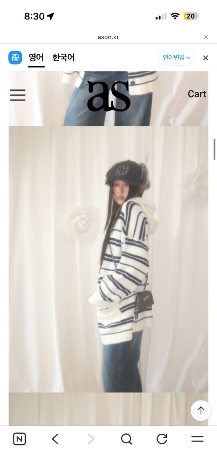 애즈온 Domb cap  상품이미지1