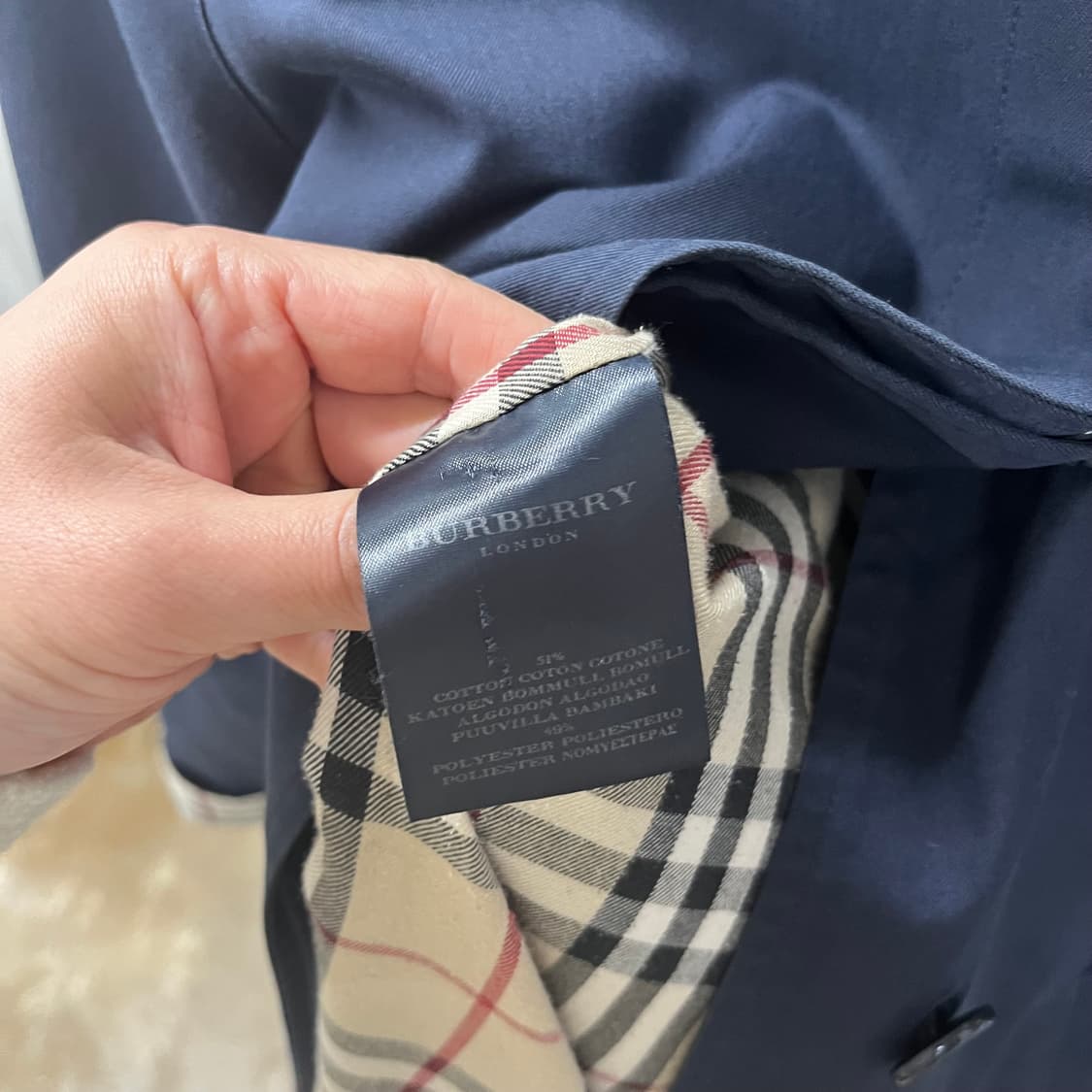 버버리 우먼 싱클 코트 Uk8 상품이미지5