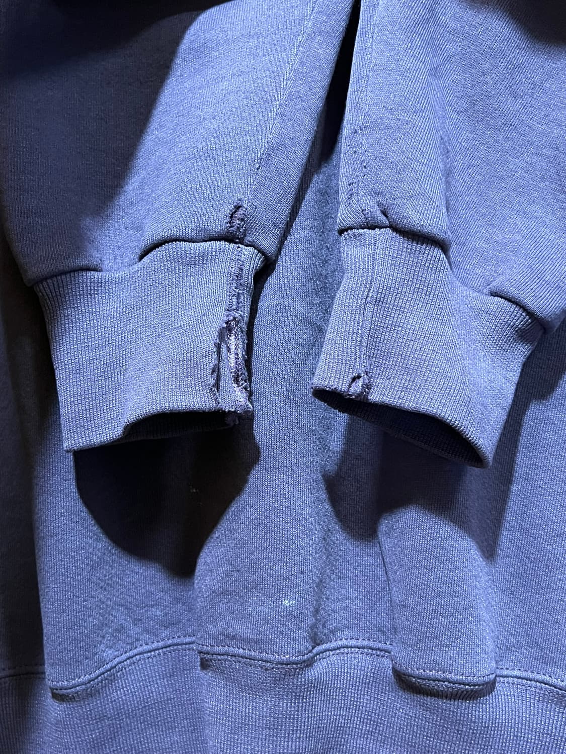 90's [XL] 러셀 애슬레틱 무지 스웻셔츠 퍼플 크루넥 빈티지 상품이미지10