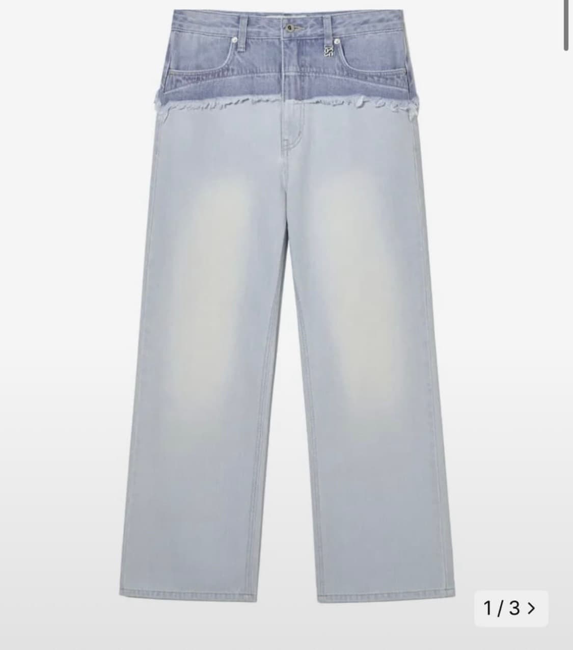 글로니 애리조나 투톤 팬츠 베이비블루 s 상품이미지1