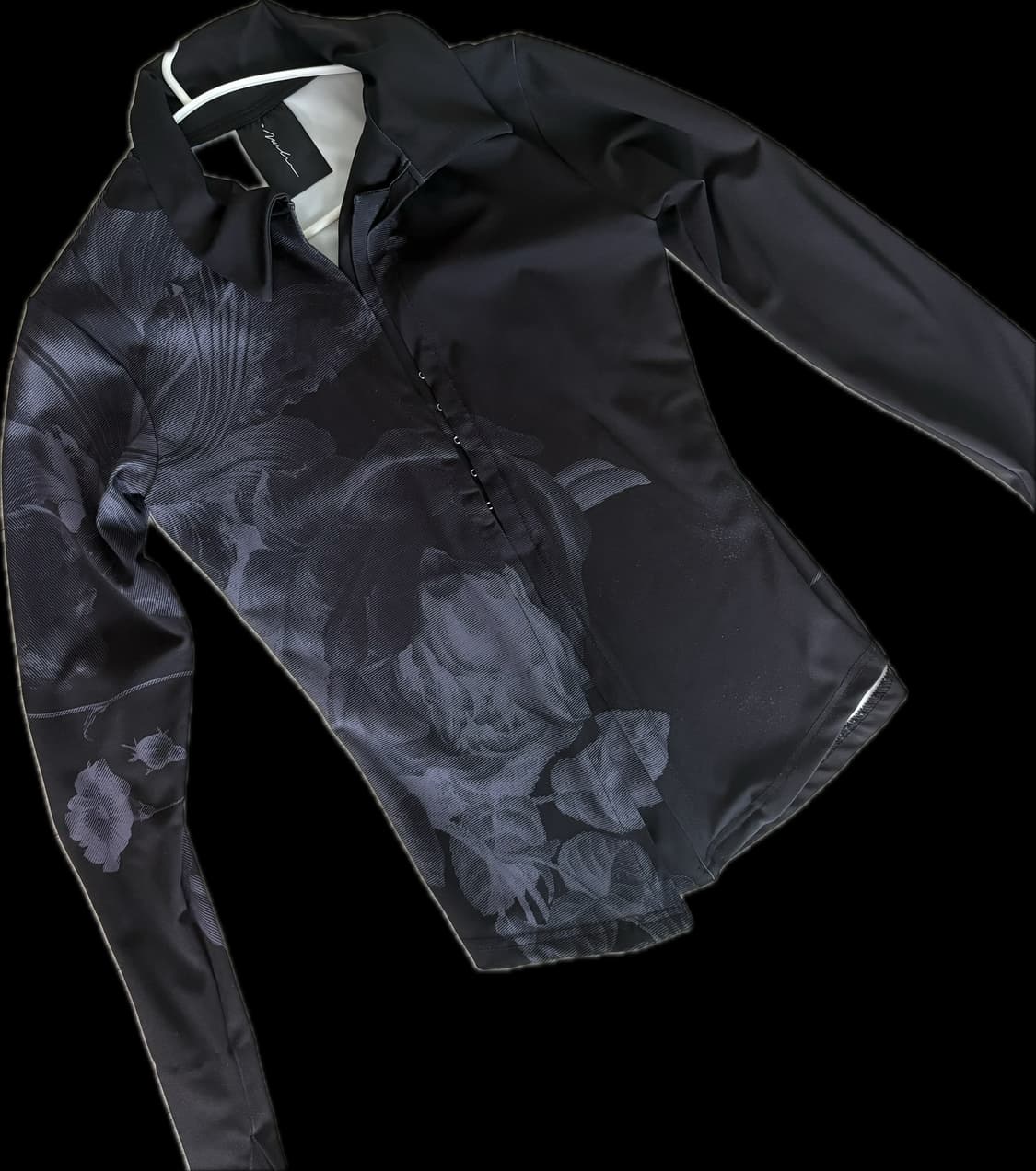 Nache HALF TONE JERSEY SHIRT [BLACK] 상품이미지3