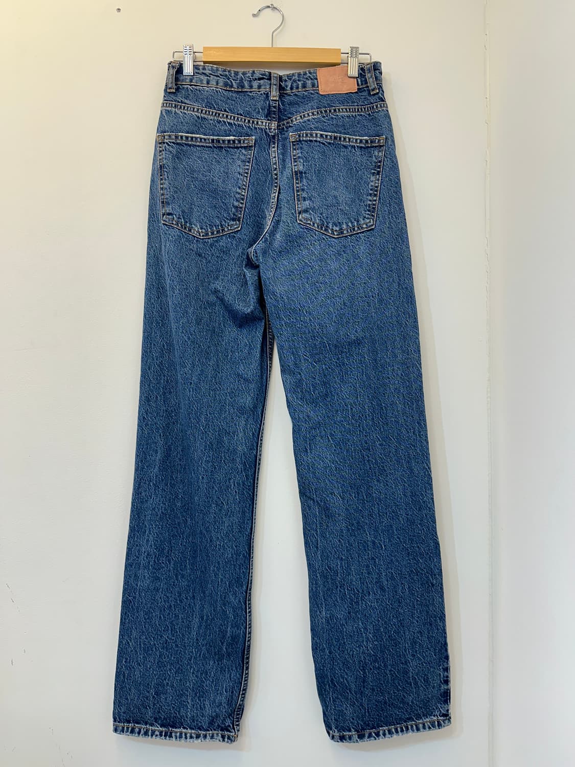 eu36) 자라 중청 워싱 일자 청바지 상품이미지2