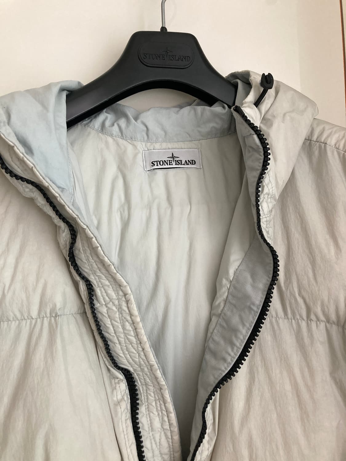 스톤아일랜드 가먼트 다운 자켓 라이트 그레이 XL 상품이미지2