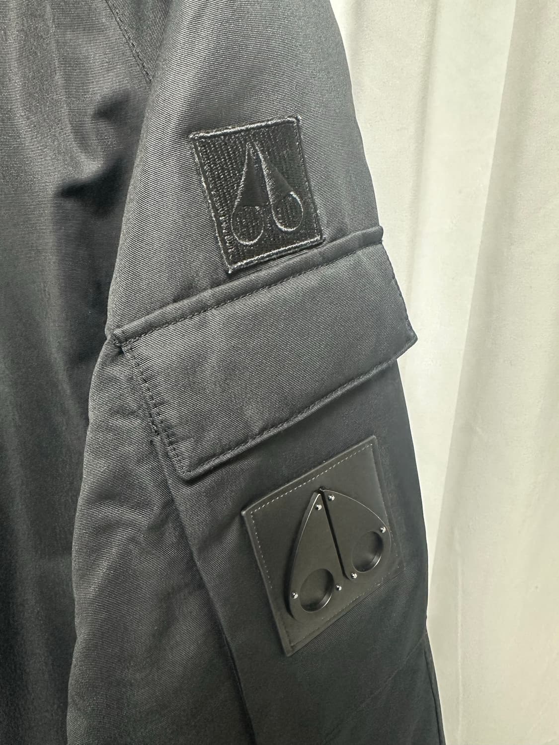 no. 101 무스너클 안감기모 블랙 패딩점퍼 110사이즈 상품이미지2