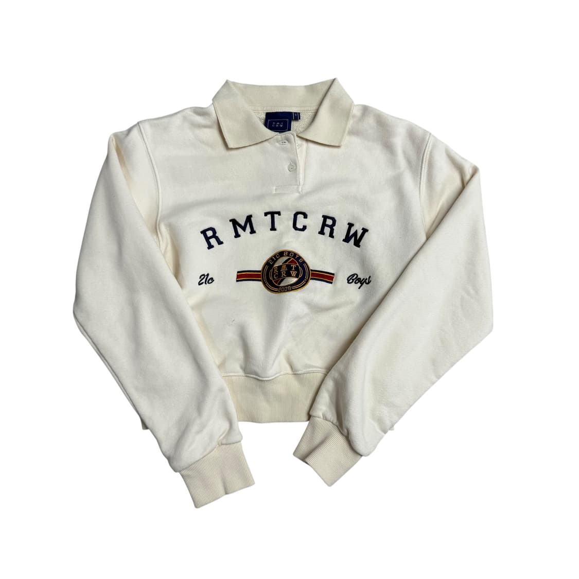 로멘틱크라운 크롭 맨투맨 상품이미지1