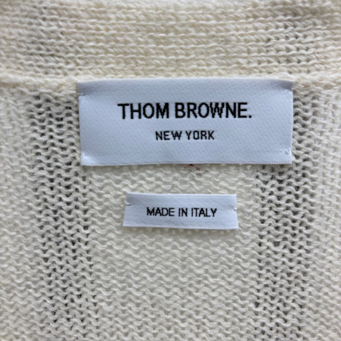 [5]톰브라운 사선완장 셰틀랜드 가디건 상품이미지3