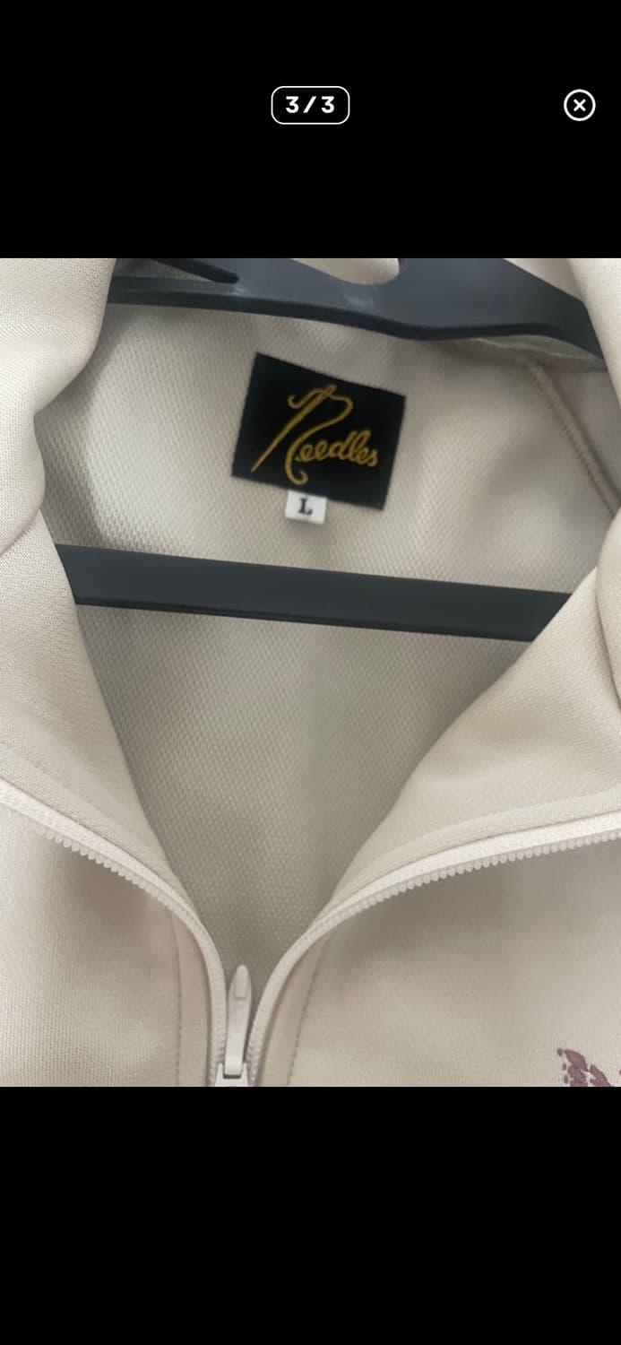 니들스 아이보리 스무시 트랙 자켓L 상품이미지3