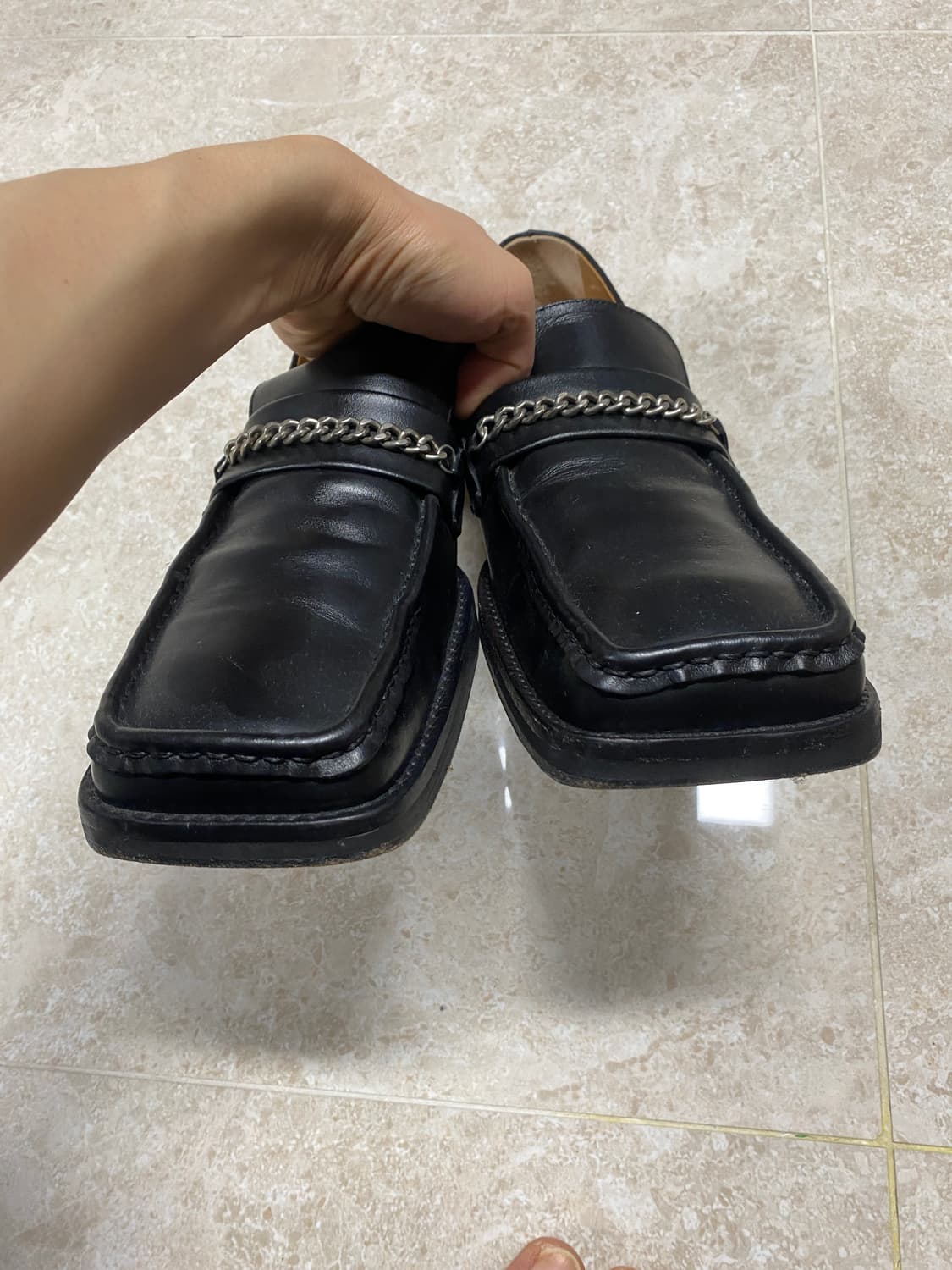 마틴로즈 체인 로퍼 스퀘어토 40 상품이미지2