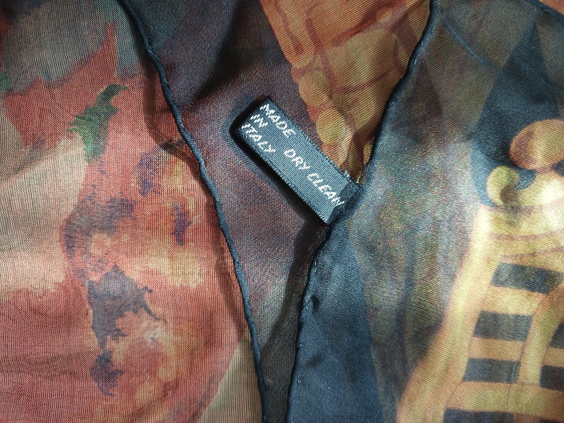 크리스찬 디올 정물화 실크 스카프 상품이미지4