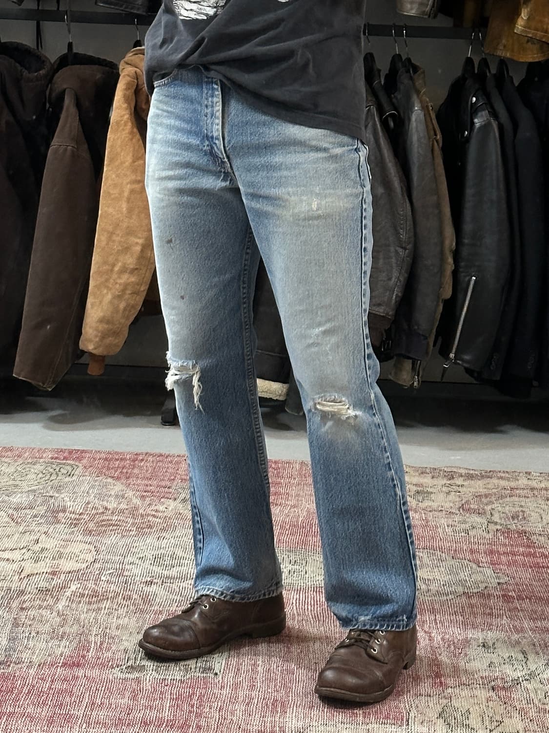 90's USA Made 리바이스 517 부츠컷 플레어진 상품이미지3
