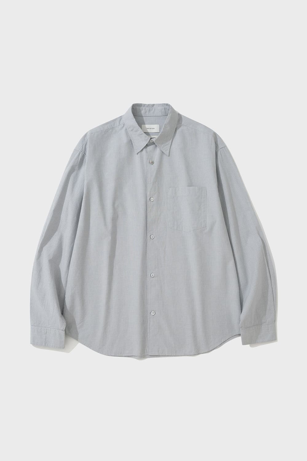 [M] 셔터 EDITOR CHECK SHIRT (GREY) 상품이미지1