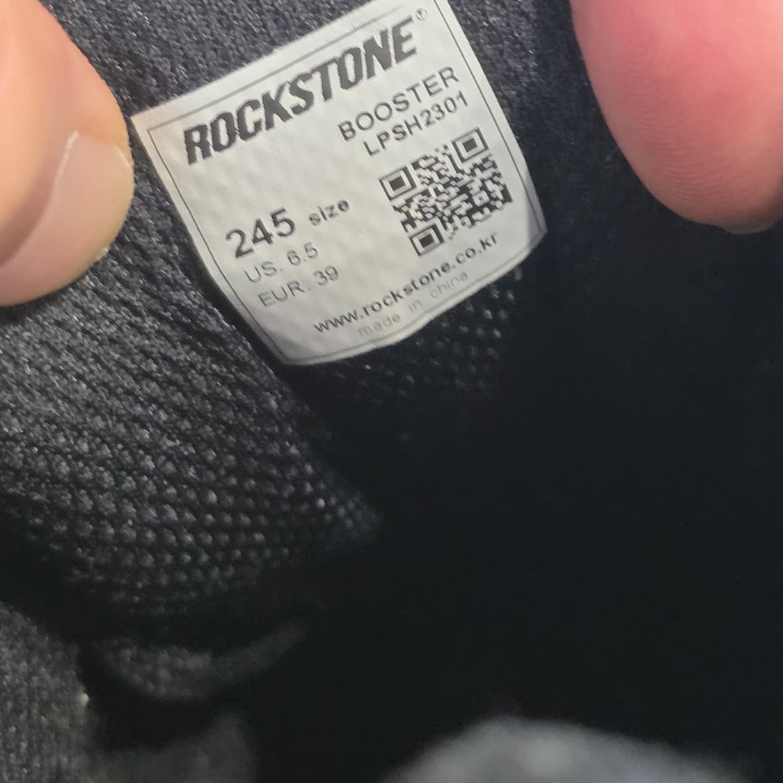 7a-8:락스톤 부스터 블랙 러닝화(245) 상품이미지10