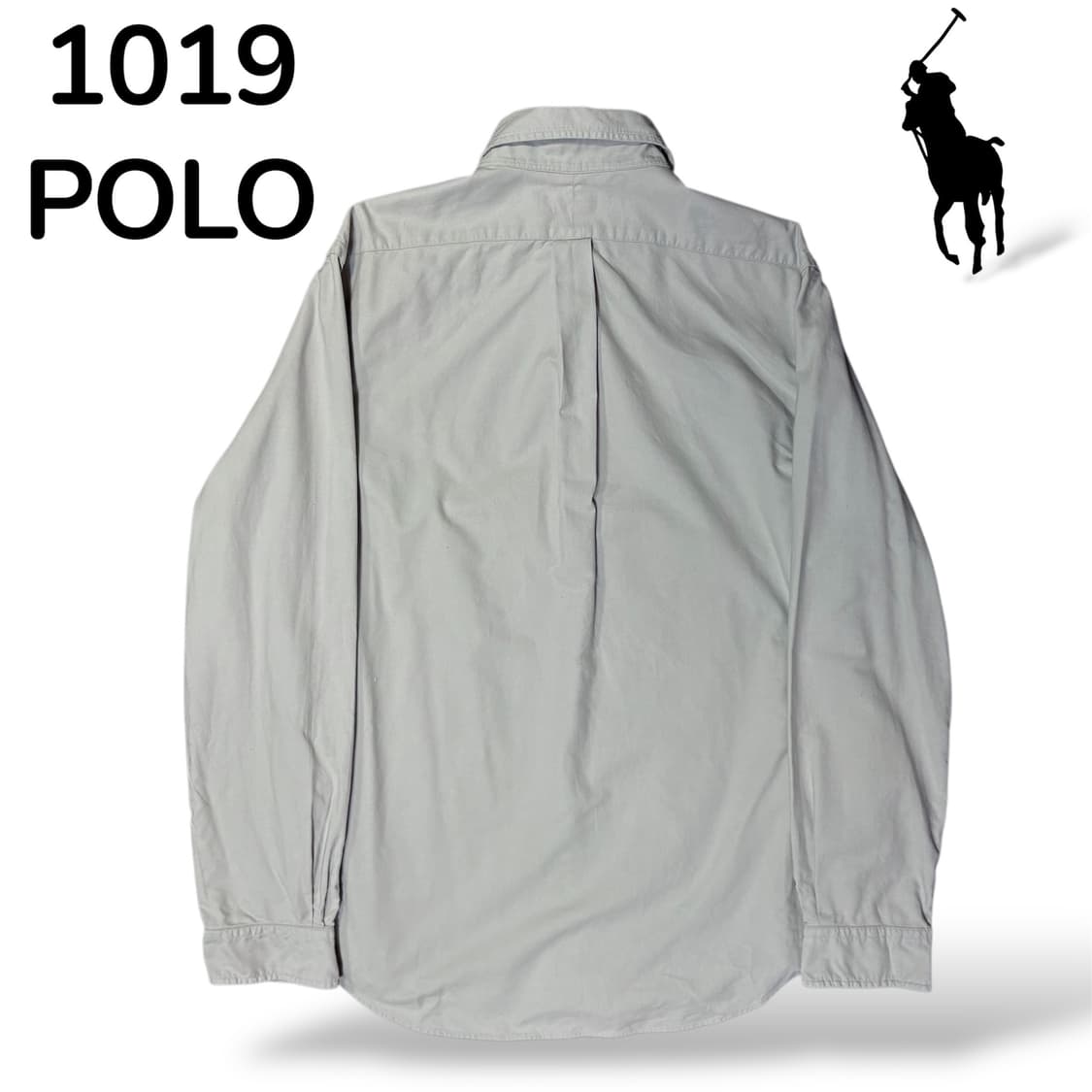 폴로 스몰 로고 솔리드 셔츠 블루 L 상품이미지3