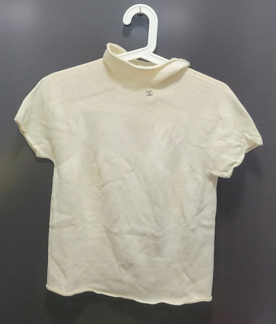 샤넬 목플라 반팔 니트 상품이미지1