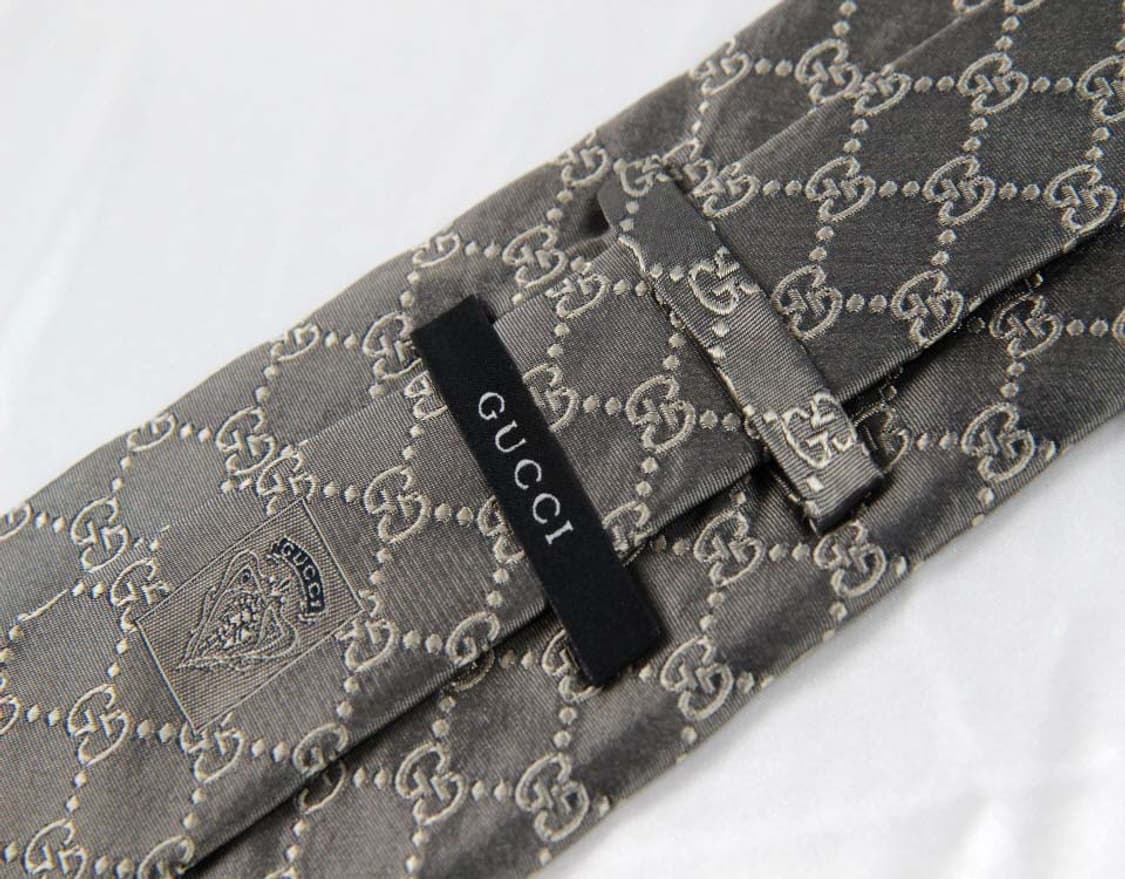 구찌 9.4cm A등급 GG로고 클래식 남자 명품 넥타이 상품이미지4