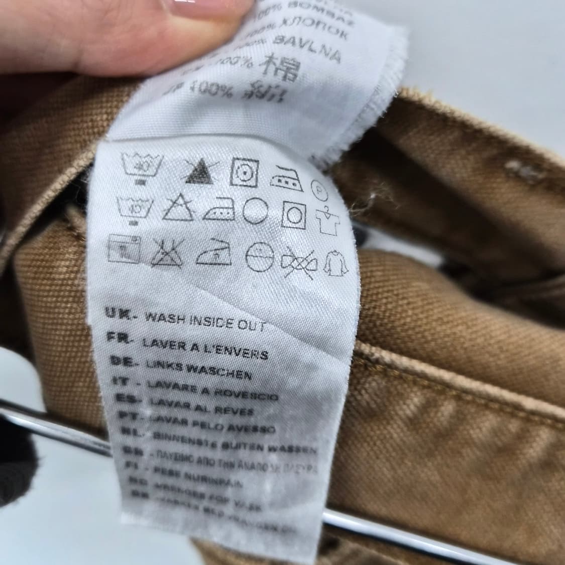 칼하트 브라운 데님 바지 31in 상품이미지9