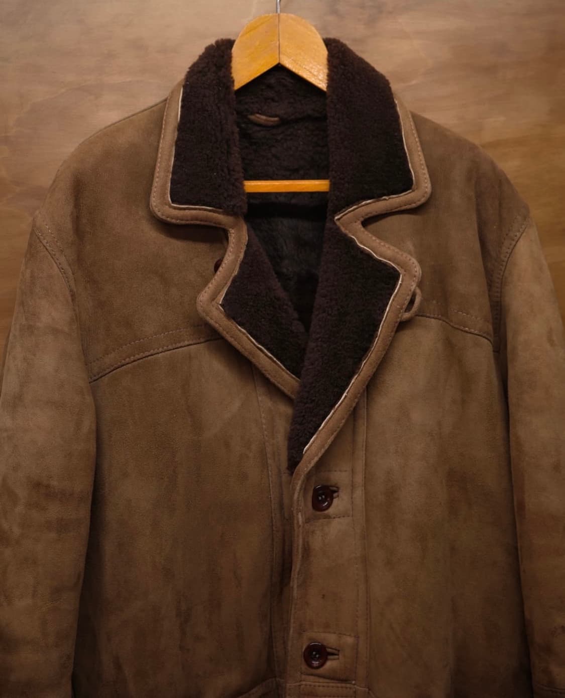 빈티지 시어링 스웨이드 무스탕 자켓 카코트  상품이미지2