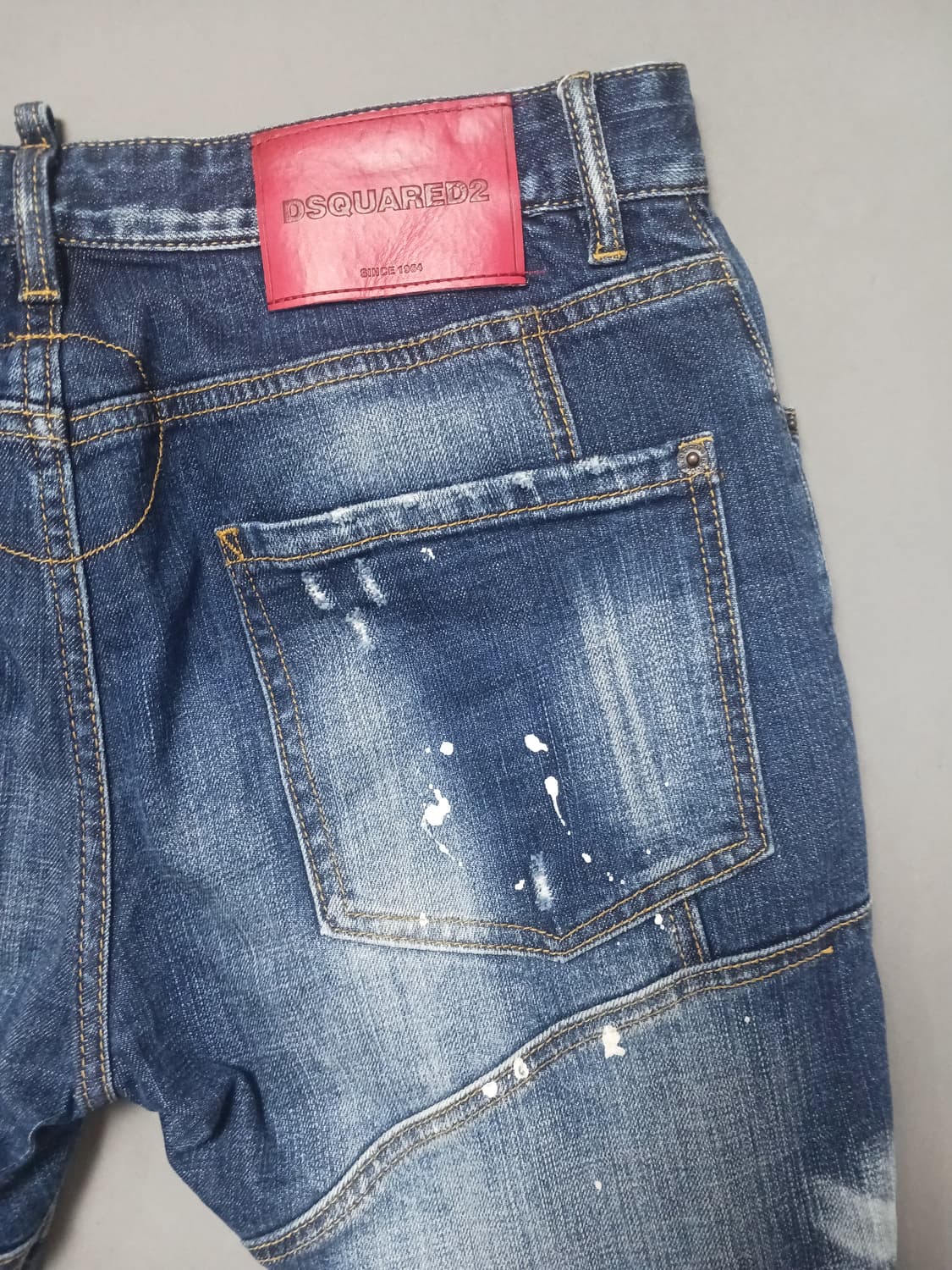 [48] 디스퀘어드2 레드스티치 타이디바이커진 청바지 32 33 상품이미지9