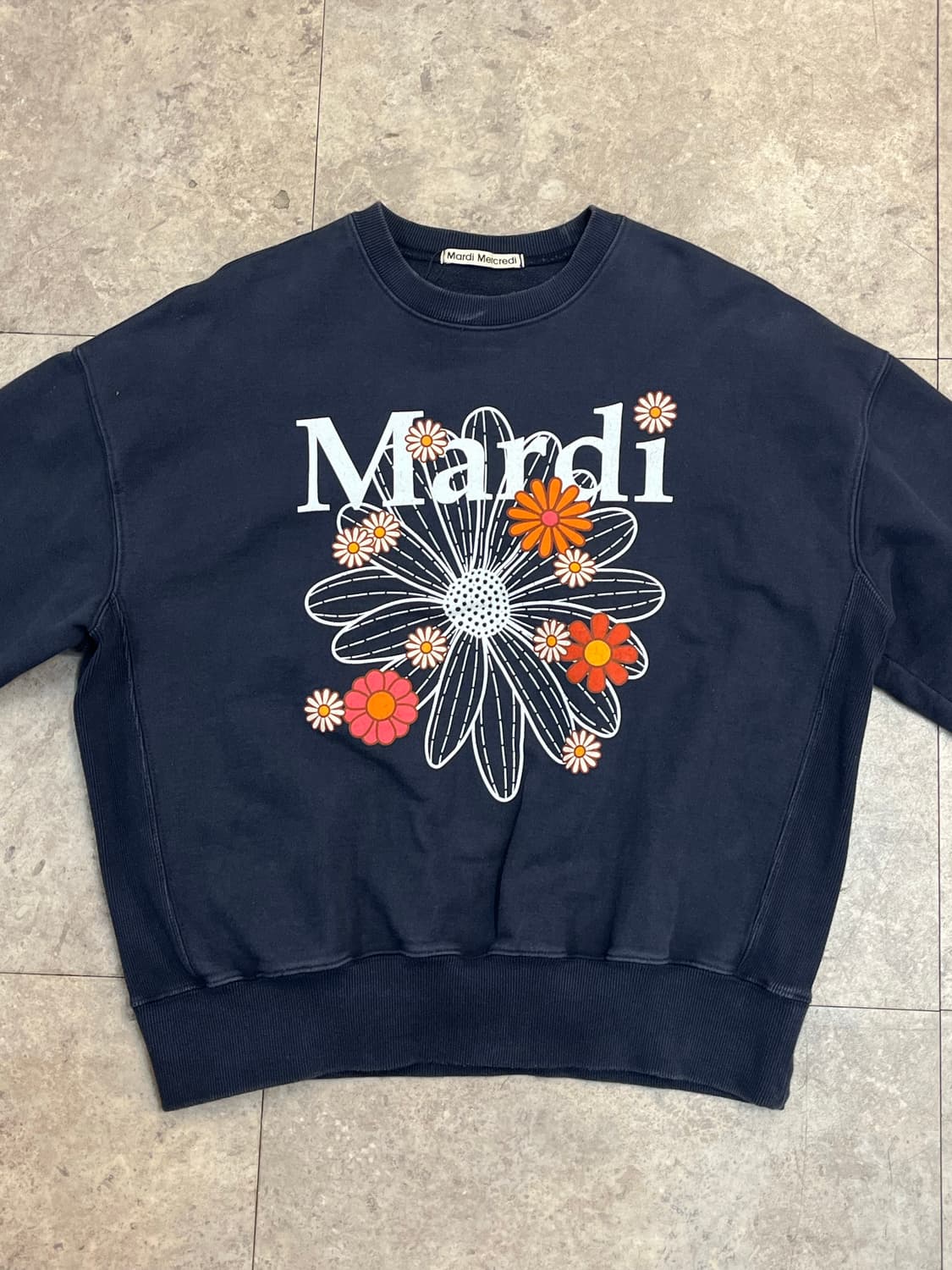 마르디 맨투맨 네이비 M #csz2271 상품이미지5