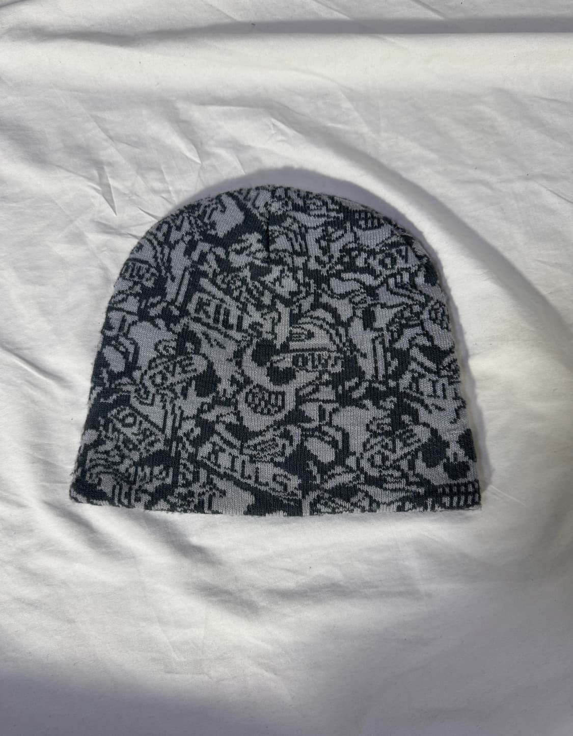 빈티지 올드스쿨 타투 비니 y2k 에드하디 오리엔탈 상품이미지2