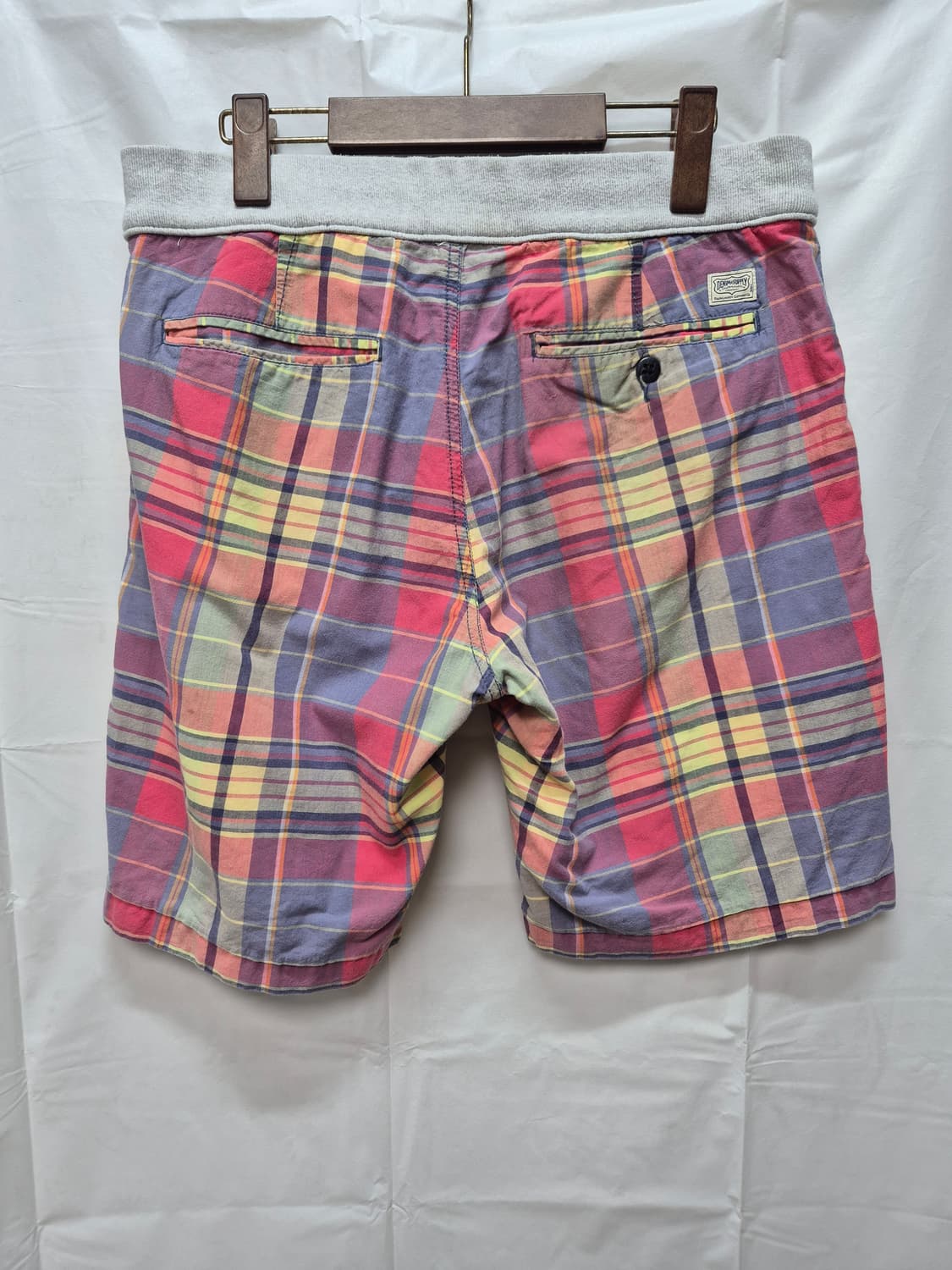 데님앤서플라이 체크 반바지 상품이미지5