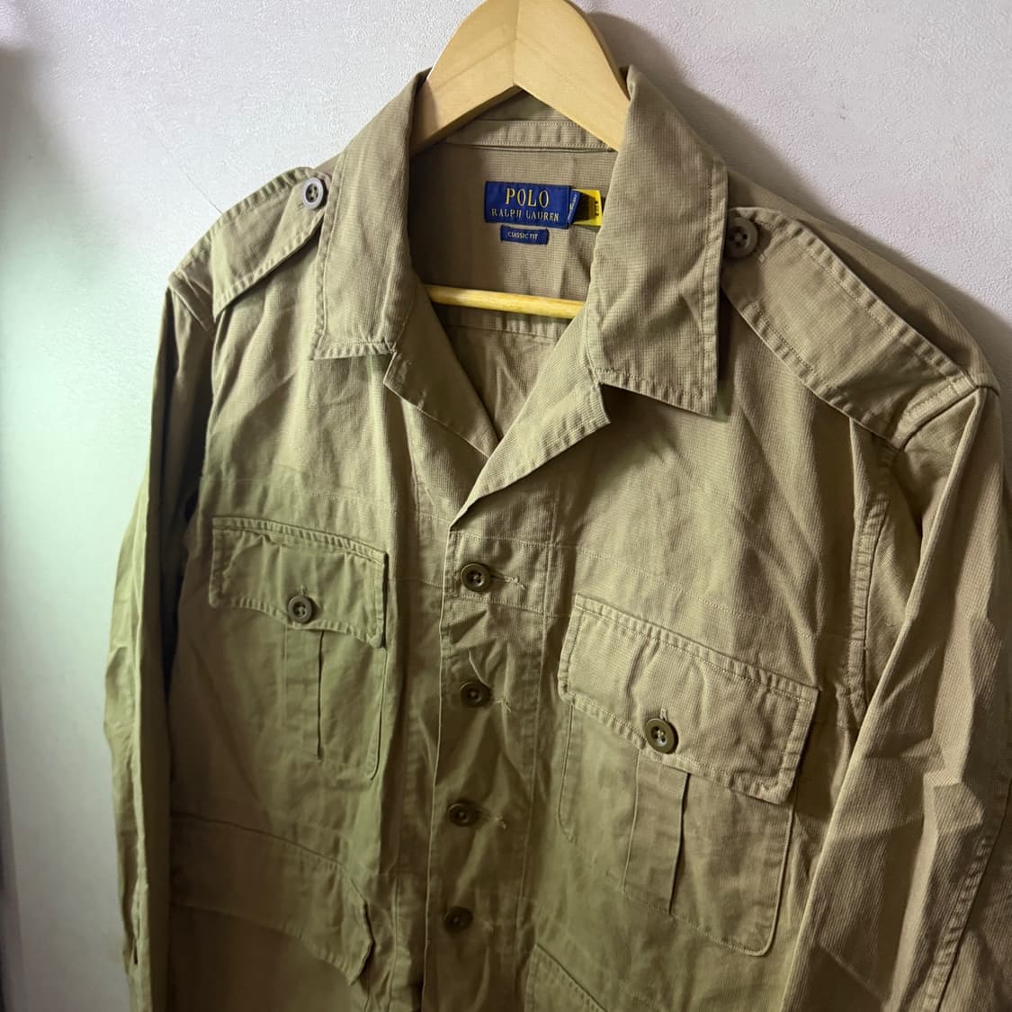 폴로 랄프로렌 더비유틸리티 오버셔츠 M (100-105) 상품이미지5