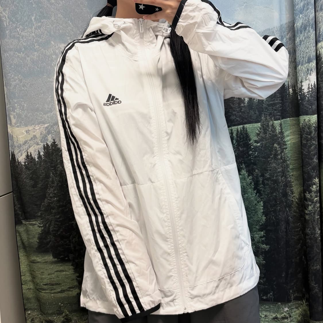 아디다스 트레이닝 바람막이 xl 상품이미지1