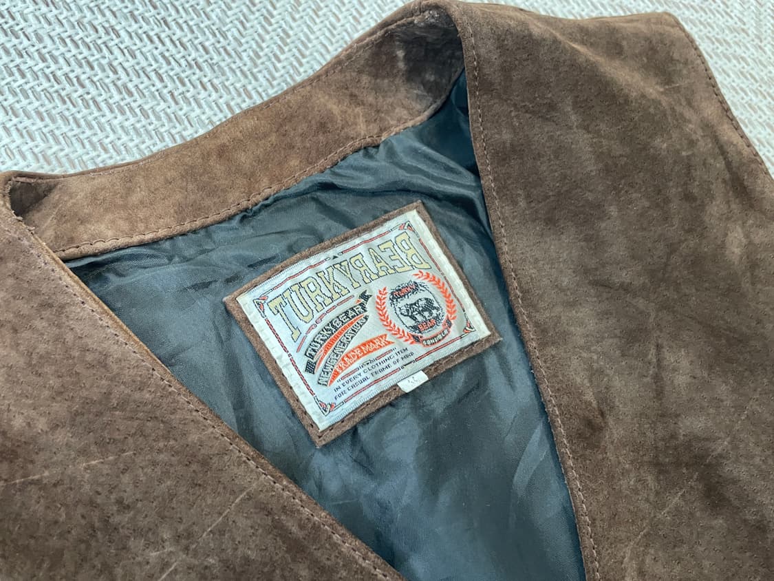 Turxyraeb 빈티지  양가죽 베스트  J03833 상품이미지5